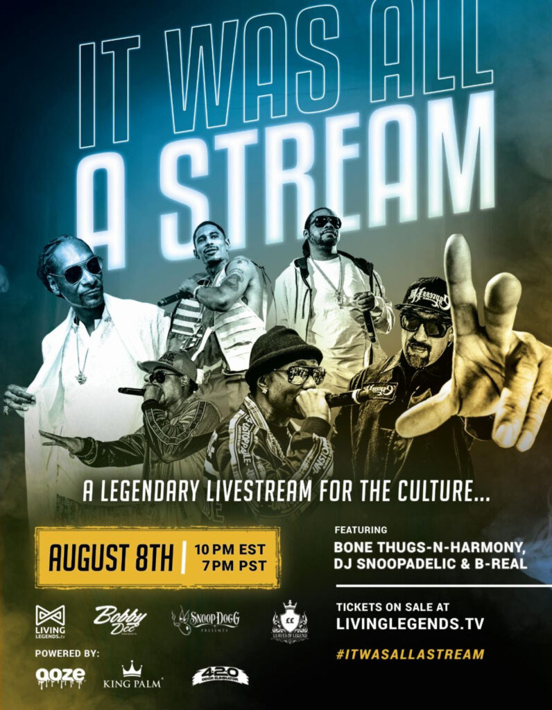 Snoop Dogg, Bone Thugs-N-Harmony & B-Real Unite For "It Was All A Stream"
